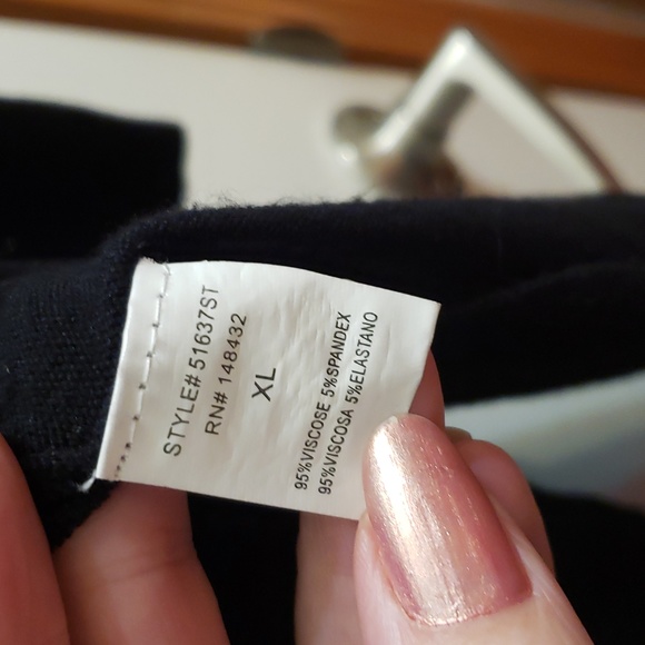 Women's long black sweater - Picture 6 of 7